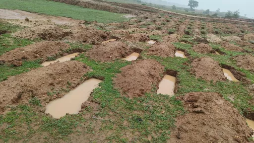 irrigation systems in rural setting