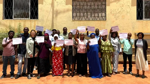 Formaci&oacute;n de mujeres Mozambique