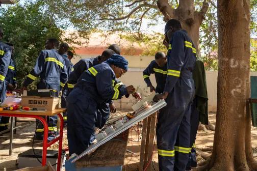 ROGEAP solar panel installation