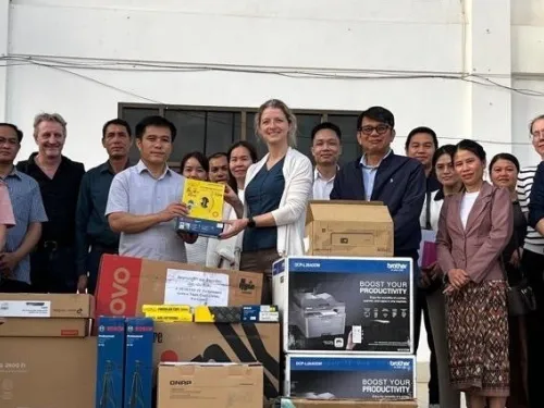 Land Management Project Laos (LMPL) - Handover of IT and Survey Equipment to Support Systematic Land Registration in Laos